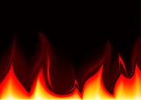 Flames Background Illustration