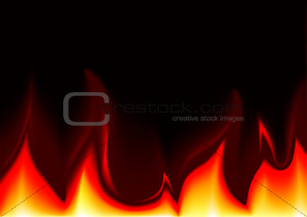 Flames Background Illustration