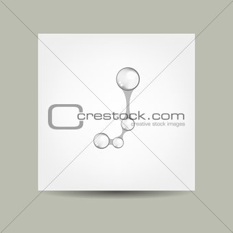 Business card design with letter J.