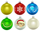 Set Christmas balls