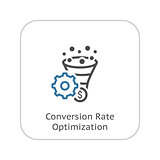Conversion Rate Optimisation Icon.