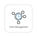 Time Management Icon. Business Concept.