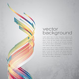 Techno Vector Curves Tapes Abstract Background