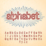 Techno Fonts Trendy Stylish Alphabet