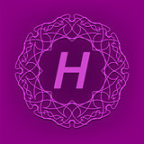 Monogram  H Design