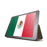 Tablet with Mexico flag