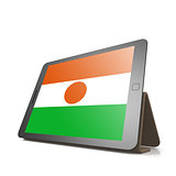 Tablet with Niger flag