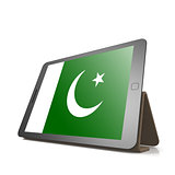Tablet with Pakistan flag
