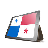 Tablet with Panama flag