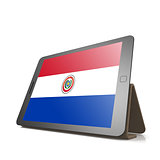 Tablet with Paraguay flag