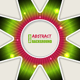 Abstract bursting pink green background 