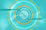 Abstract tech circle technology background