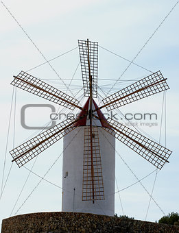 Old Rustic Windmill