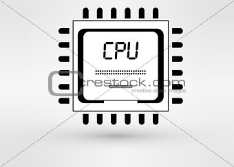 Vector CPU icon