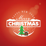 vector logo Christmas