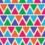 Geometric Seamless Pattern with Triangles
