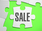 Sale - Jigsaw Puzzle with Missing Pieces.