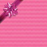 Pink Chevron Pattern Present Background