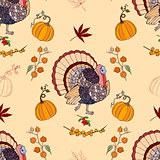 Seamless pattern Thanksgiving