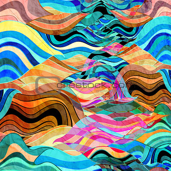 abstract watercolor background wave