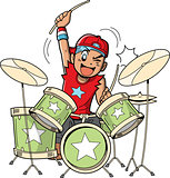 Anime Manga Drummer