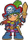 Cute Girl Pirate