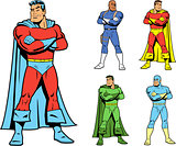 Classic Superhero and Cool Variations Image Set