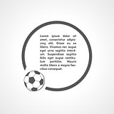 football symbol and circle