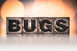 Bugs Concept Vintage Letterpress Type