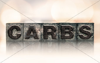 Carbs Concept Vintage Letterpress Type