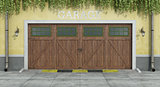 classic two car wooden garage