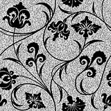 floral silver wallpaper