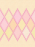 Seamless Ethnic Geometric Knitted Pattern