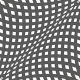 Black and white optical illusion. Op art vector background