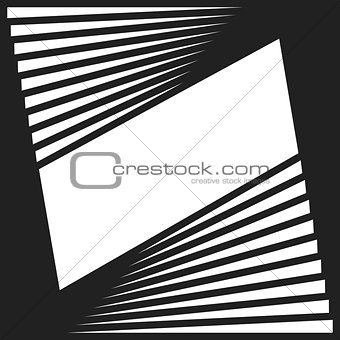 Geometric Vector Pattern with Empty Frame