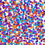 Seamless Pattern of Colorful confetti