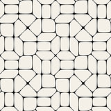 Vector Seamless  Mosaic Pavement Pattern