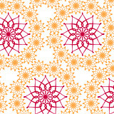 Vintage pattern with flowers