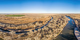 aerial view of eastern Colorado landscape