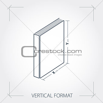 Icon of vertical format photobook