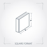 Icon of square format photobook