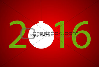 2016 new year. Happy holidays background 