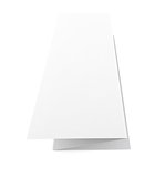 Open blank paper booklet on white background
