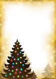 Christmas tree silhouette topic 9