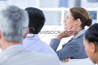 Business team during meeting