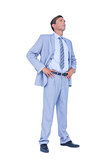 businessman with hands on hip