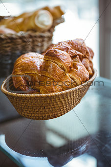 basket of croissants
