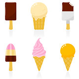 Icon Set Ice Cream