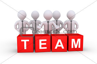Businessmen as team
