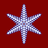 Snowflake. Christmas pattern.